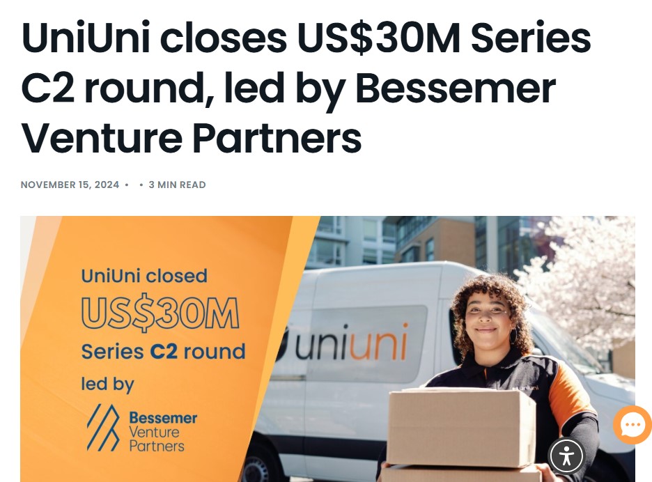 随着拼多多海外版Temu在加拿大拓展市场，一家华人创办的快递公司UniExpressInc.（通常称为UniUni）也进入大家的视野。加拿大《金融邮报》日前发文称UniUni正在成为打败加拿大邮政的最新独角兽公司。2019年从列治文起家据UniUni的linkedin页面显示，UniUni成立于2019年，总部位于列治文，是一家领先的技术驱动物流公司，在北美各地为电子商务平台、在线零售商和品牌的客户提供服务。去年12月，UniUni被《环球邮报》列为70多家年收入超过$1亿美元的加拿大...